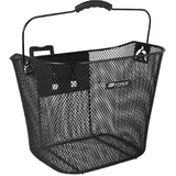 Cos fata din plasa Force Klick 25.4mm prindere pe ghidon negru